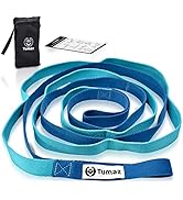 Tumaz 瑜伽垫包,带可调节肩带,适合卷垫,最大可达 26 英寸(约 66.0 厘米),可装必需品,坚固的G形钩闭合