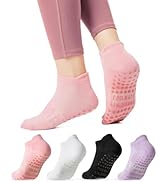 CoolMate 女式普拉提袜,瑜伽袜,船员防滑女士,适合锻炼,桶,普拉提礼品
