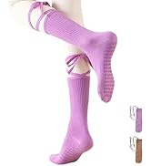 防滑普拉提瑜伽袜带抓地力女式 – 时尚水手袜,适合芭蕾舞和锻炼(尺码 5-9)