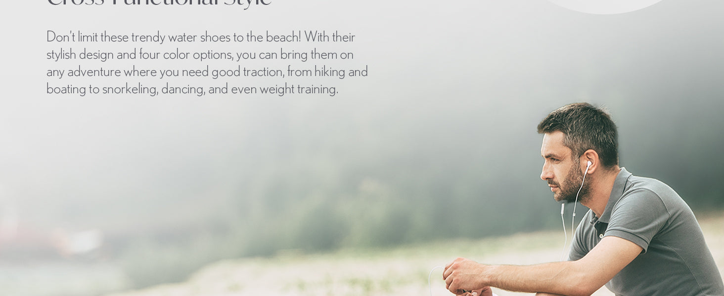 Stelle 赤脚鞋女士男士徒步水鞋带可调节鞋带成人速干沙滩游泳泳池越野跑步户外运动划船攀岩瑜伽