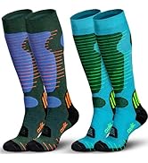 Ozaiic 女式瑜伽袜防滑抓地带,非常适合普拉提、纯芭蕾舞、舞蹈、赤脚锻炼