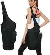 sportsnew 女士瑜伽健身包,带鞋隔层和干湿储物口袋和可调节瑜伽垫支架