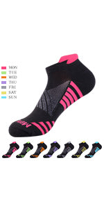 JOYNÉE 女士防滑瑜伽袜带抓地力,非常适合普拉提、杆、舞蹈、医院、健身 3 双装