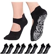 CoolMate 女式普拉提袜,瑜伽袜,船员防滑女士,适合锻炼,桶,普拉提礼品
