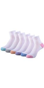 JOYNÉE 女士防滑瑜伽袜带抓地力,非常适合普拉提、杆、舞蹈、医院、健身 3 双装