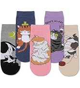 防滑普拉提瑜伽袜带抓地力女式 – 时尚水手袜,适合芭蕾舞和锻炼(尺码 5-9)