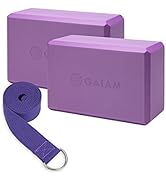 Gaiam 圆形瑜伽枕 柔软冥想靠垫 适用于瑜伽、按摩和背部支撑 透气棉填充 拉链超细纤维套 易携带手柄 可机洗