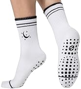 CoolMate 女式普拉提袜,瑜伽袜,船员防滑女士,适合锻炼,桶,普拉提礼品