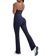 OMKAGI 2 件套女士健身套装,加垫健身上衣,带口袋,健身套装