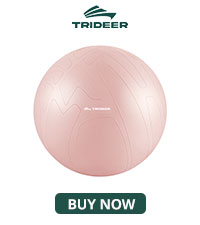 Trideer 健身球瑜伽球,办公室座椅和平衡球椅,普拉提稳定球,物理治疗,核心训练和平衡改善和拉伸