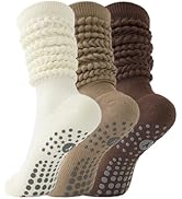 Yawlsow Pilates 女式防滑袜 瑜伽 抓地力袜 可爱 Barre 防滑运动船员 粘性袜子 锻炼 医院