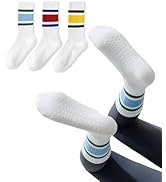 Yawlsow Pilates 女式防滑袜 瑜伽 抓地力袜 可爱 Barre 防滑运动船员 粘性袜子 锻炼 医院