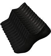 Toes Home 女式普拉提袜带防滑抓手,瑜伽船员袜适用于巴雷医院粘性拖鞋袜 4 双装