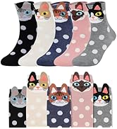 防滑普拉提瑜伽袜带抓地力女式 – 时尚水手袜,适合芭蕾舞和锻炼(尺码 5-9)