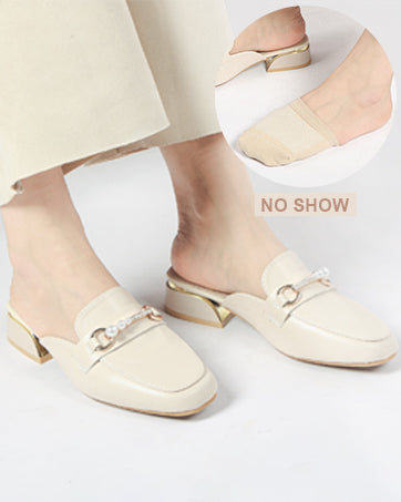 Toes Home 女式普拉提袜带防滑抓手,瑜伽船员袜适用于巴雷医院粘性拖鞋袜 4 双装