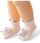 防滑普拉提瑜伽袜带抓地力女式 – 时尚水手袜,适合芭蕾舞和锻炼(尺码 5-9)