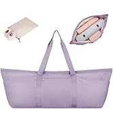 sportsnew 女士瑜伽健身包,带鞋隔层和干湿储物口袋和可调节瑜伽垫支架