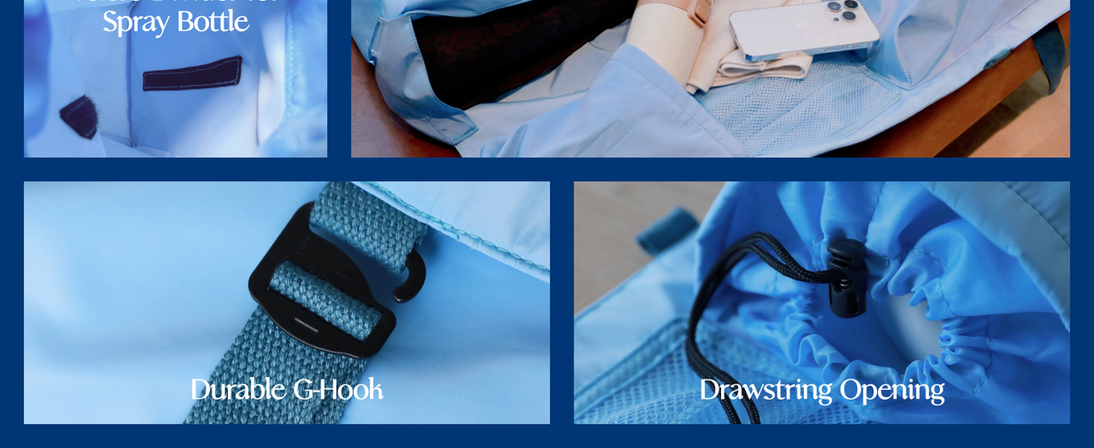 Tumaz 瑜伽垫包,带可调节肩带,适合卷垫,最大可达 26 英寸(约 66.0 厘米),可装必需品,坚固的G形钩闭合