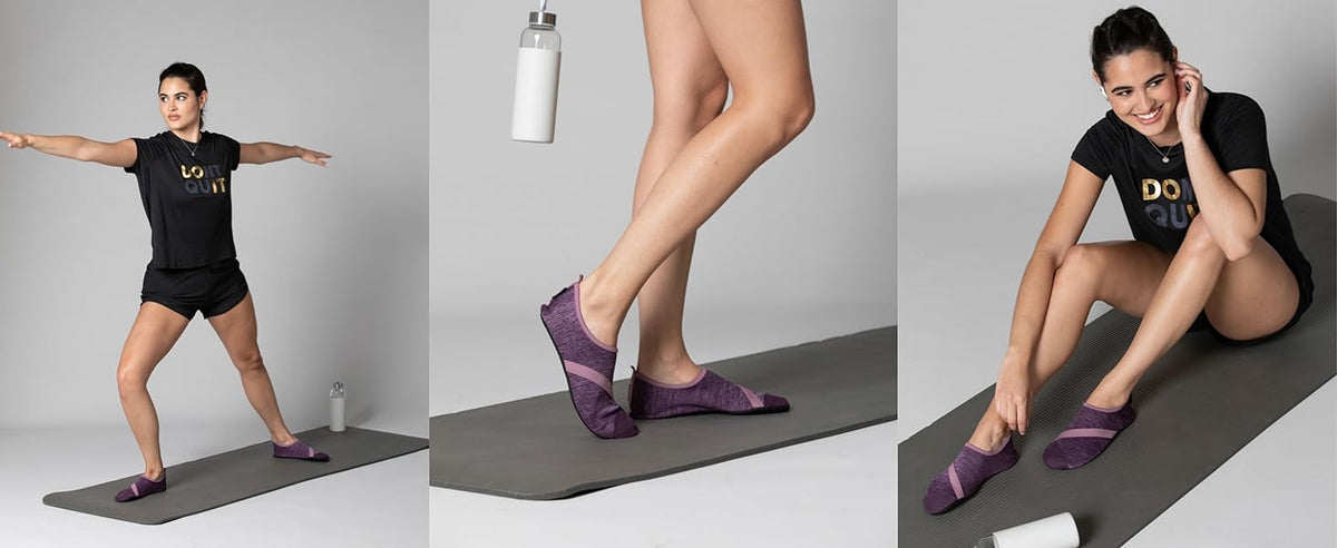 FITKICKS Original 女式可折叠 Active Lifestyle 极简主义鞋 赤脚瑜伽运动水鞋