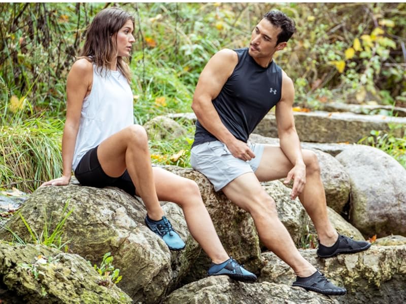 FITKICKS HydroSport 陆到水鞋,中性赤脚鞋,适合海滩、瑜伽、冲浪、露营配饰,男女皆宜的多功能赤脚鞋