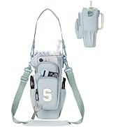 sportsnew 女士瑜伽健身包,带鞋隔层和干湿储物口袋和可调节瑜伽垫支架