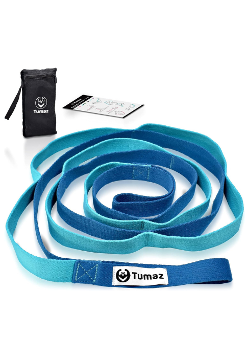 Tumaz 瑜伽垫包,带可调节肩带,适合卷垫,最大可达 26 英寸(约 66.0 厘米),可装必需品,坚固的G形钩闭合