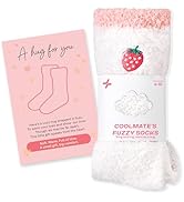 CoolMate 女式普拉提袜,瑜伽袜,船员防滑女士,适合锻炼,桶,普拉提礼品