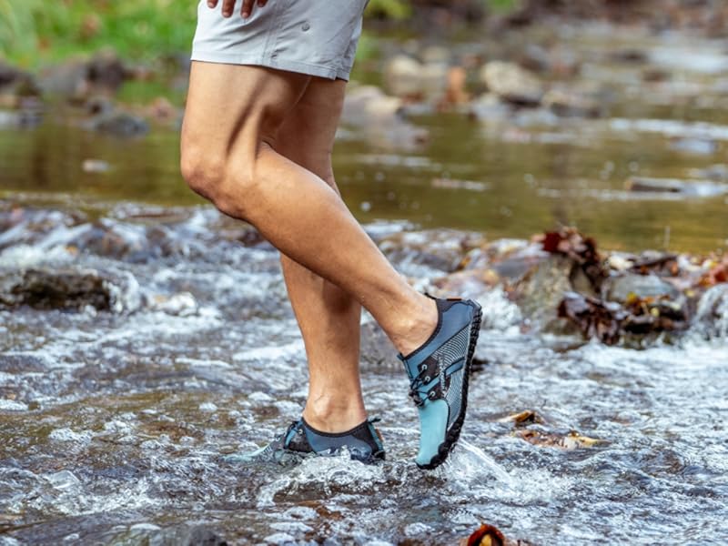 FITKICKS HydroSport 陆到水鞋,中性赤脚鞋,适合海滩、瑜伽、冲浪、露营配饰,男女皆宜的多功能赤脚鞋