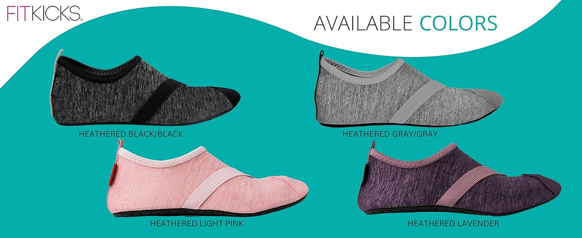 FITKICKS Original 女式可折叠 Active Lifestyle 极简主义鞋 赤脚瑜伽运动水鞋