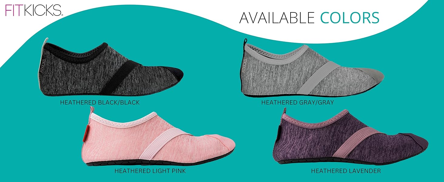 FITKICKS Original 女式可折叠 Active Lifestyle 极简主义鞋 赤脚瑜伽运动水鞋