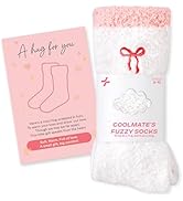 CoolMate 女式普拉提袜,瑜伽袜,船员防滑女士,适合锻炼,桶,普拉提礼品