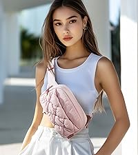 BAGSMART 女士手提包带拉链,绗缝手提包健身手提包,带瑜伽垫肩带,适合旅行运动