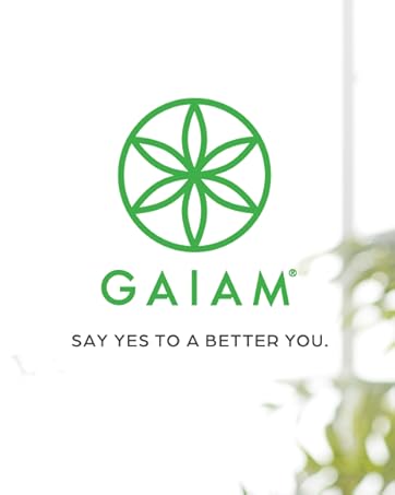 Gaiam 圆形瑜伽枕 柔软冥想靠垫 适用于瑜伽、按摩和背部支撑 透气棉填充 拉链超细纤维套 易携带手柄 可机洗