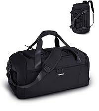 sportsnew 女士瑜伽健身包,带鞋隔层和干湿储物口袋和可调节瑜伽垫支架