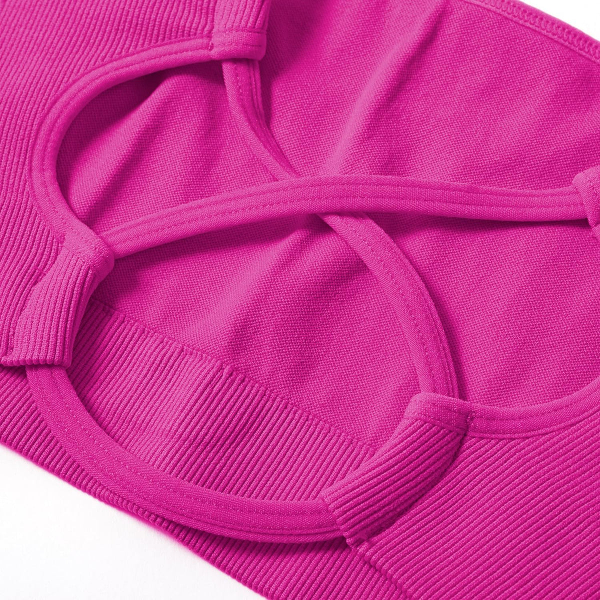 OMKAGI 2 件套女士健身套装,加垫健身上衣,带口袋,健身套装