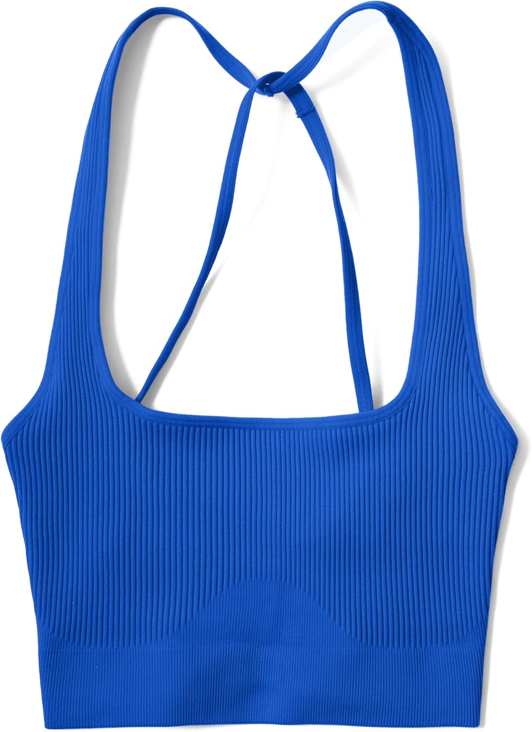 OMKAGI 2 件套女士健身套装,加垫健身上衣,带口袋,健身套装