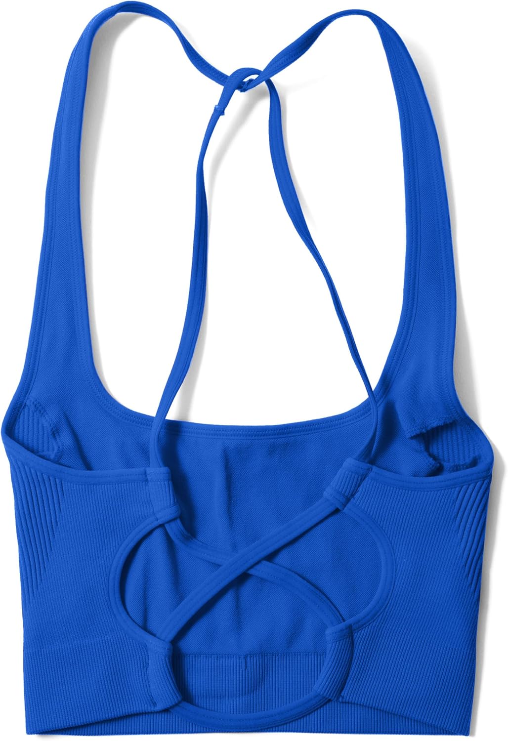 OMKAGI 2 件套女士健身套装,加垫健身上衣,带口袋,健身套装