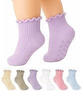 CoolMate 女式普拉提袜,瑜伽袜,船员防滑女士,适合锻炼,桶,普拉提礼品