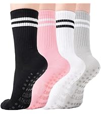 CoolMate 女式普拉提袜,瑜伽袜,船员防滑女士,适合锻炼,桶,普拉提礼品