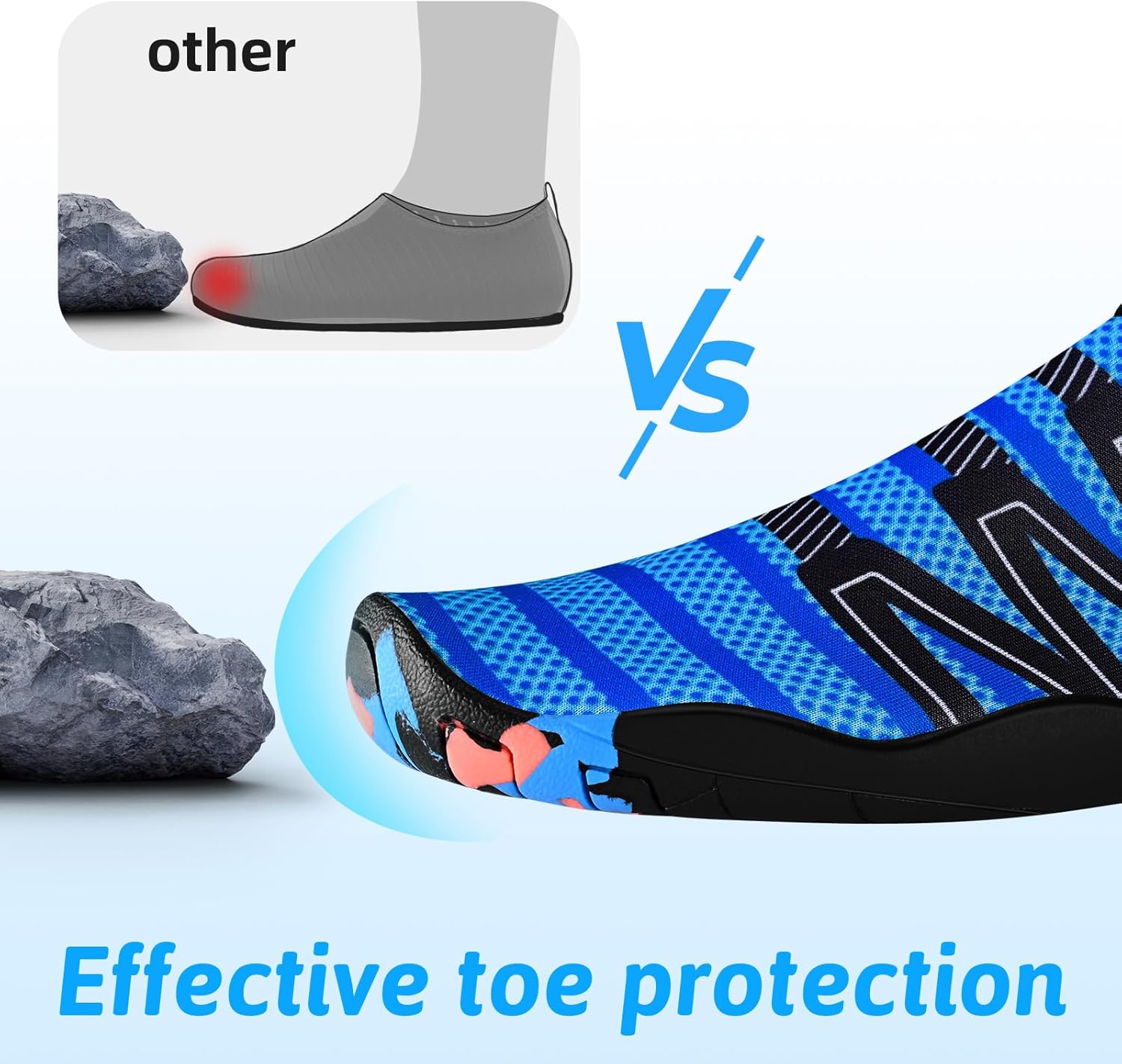 男女涉水鞋,游泳鞋沙滩泳池鞋防滑速干水袜,成人赤脚运动鞋,适合海滩冲浪散步水上瑜伽户外运动