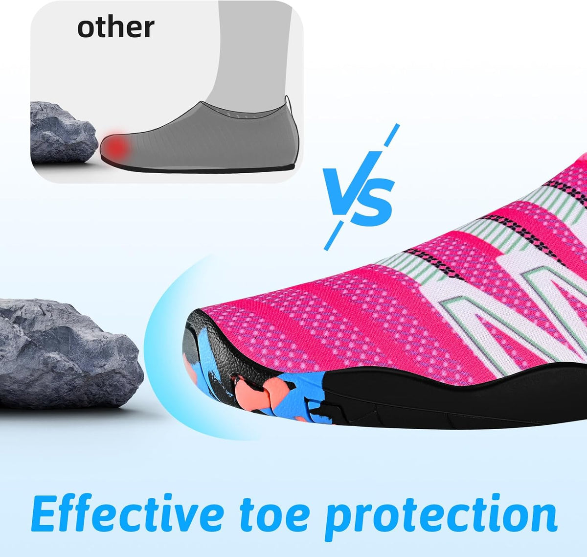 男女涉水鞋,游泳鞋沙滩泳池鞋防滑速干水袜,成人赤脚运动鞋,适合海滩冲浪散步水上瑜伽户外运动