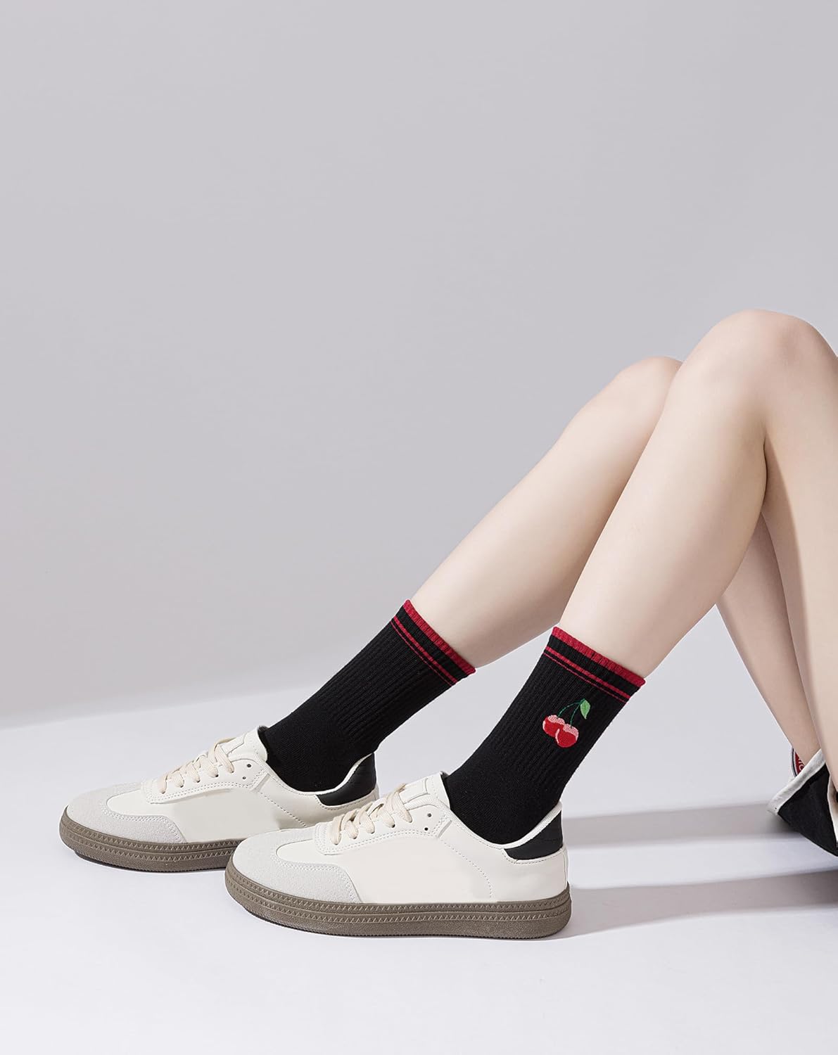 Yawlsow Pilates 女式防滑袜 瑜伽 抓地力袜 可爱 Barre 防滑运动船员 粘性袜子 锻炼 医院