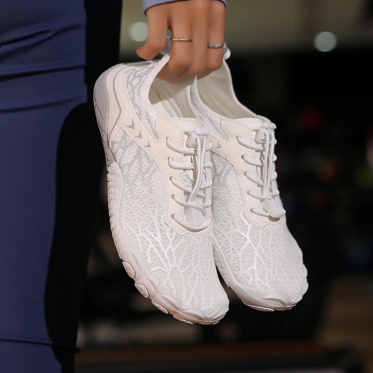 Hike Barefoot Shoes 女士男士,中性款赤脚水鞋透气防滑徒步鞋,适合徒步、散步、跑步、瑜伽和水上运动