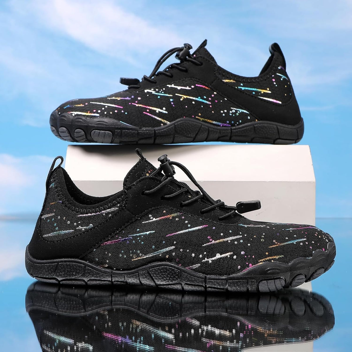 Hike Barefoot Shoes 女士男士,中性款赤脚水鞋透气防滑徒步鞋,适合徒步、散步、跑步、瑜伽和水上运动