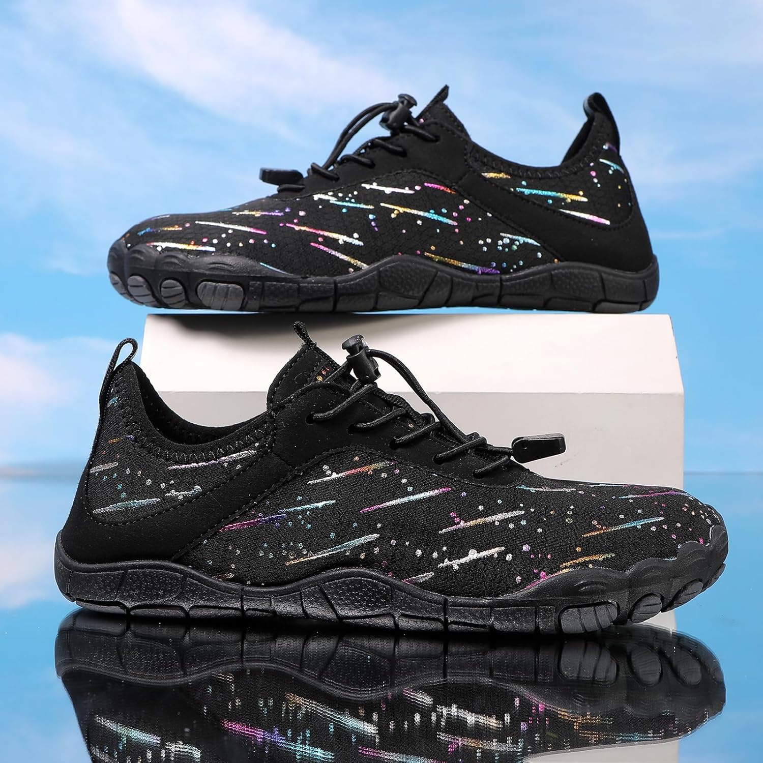 Hike Barefoot Shoes 女士男士,中性款赤脚水鞋透气防滑徒步鞋,适合徒步、散步、跑步、瑜伽和水上运动