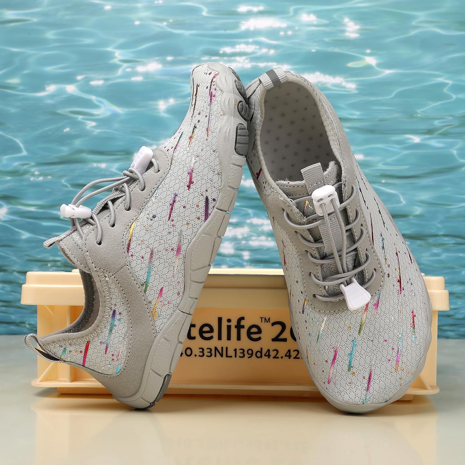 Hike Barefoot Shoes 女士男士,中性款赤脚水鞋透气防滑徒步鞋,适合徒步、散步、跑步、瑜伽和水上运动