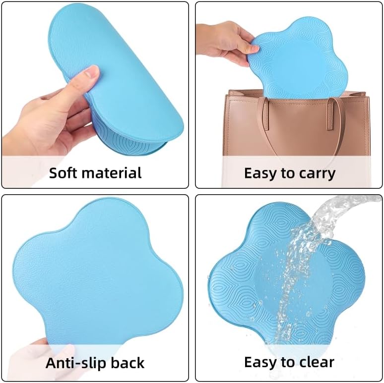 2 件装瑜伽护膝垫超厚适用于膝盖、肘部、手腕、手部、头部、泡沫、普拉提、跪垫、瑜伽、膝盖、膝盖、肘部、手腕、头部、泡沫、普拉提、跪垫、支撑 泡沫垫 男女均适用