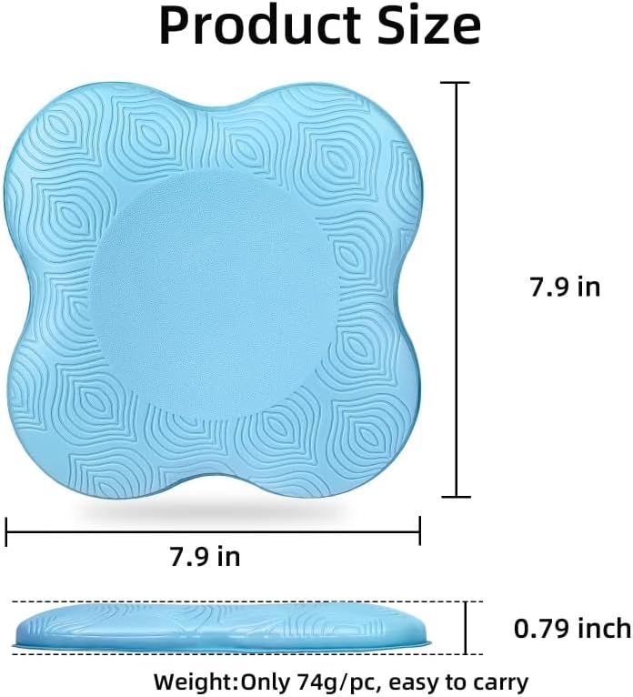 2 件装瑜伽护膝垫超厚适用于膝盖、肘部、手腕、手部、头部、泡沫、普拉提、跪垫、瑜伽、膝盖、膝盖、肘部、手腕、头部、泡沫、普拉提、跪垫、支撑 泡沫垫 男女均适用