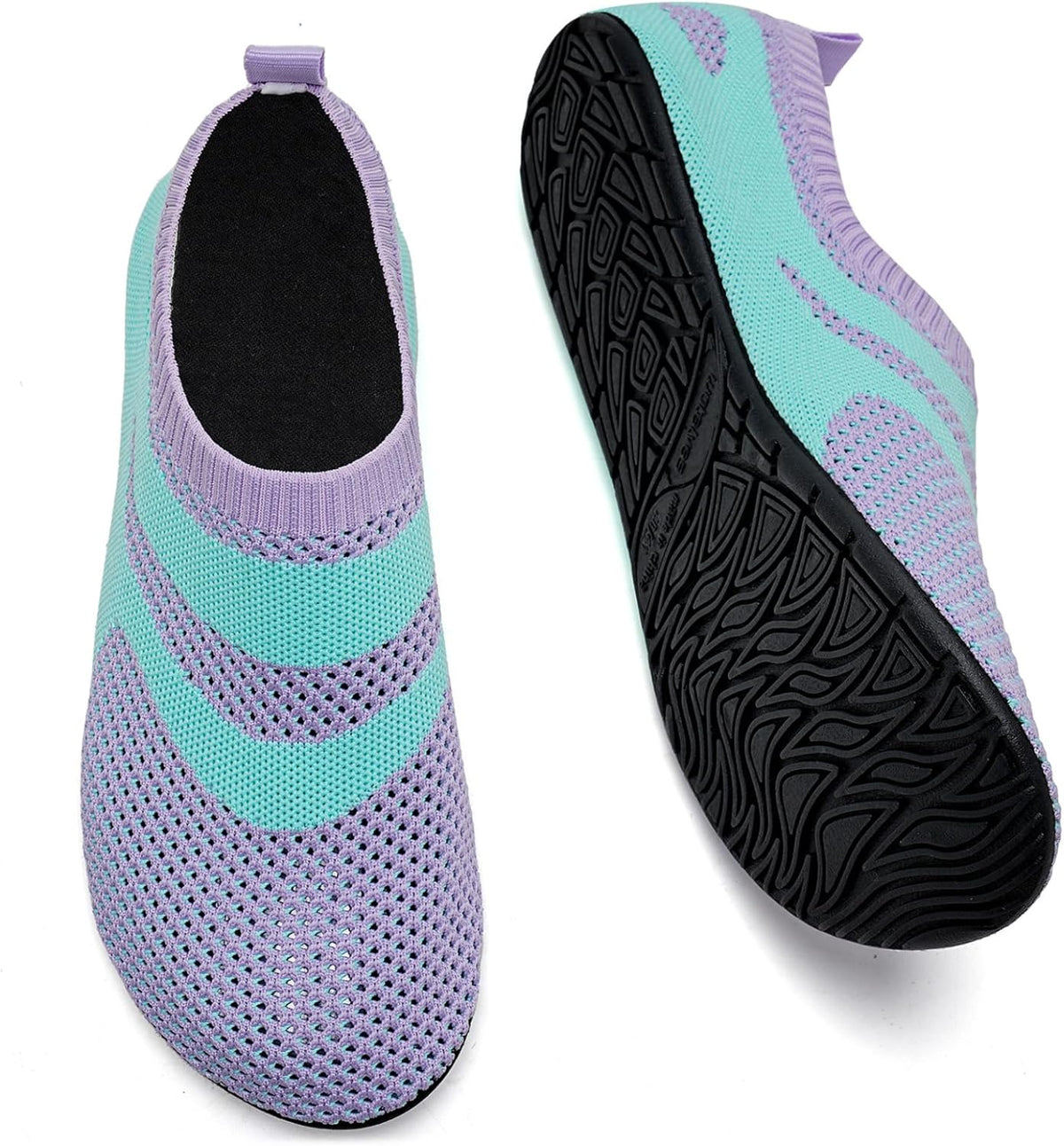 WateLves 赤脚水鞋女士男士旅行拖鞋袜子家居鞋速干水袜沙滩游泳普拉提瑜伽跳舞露营必备