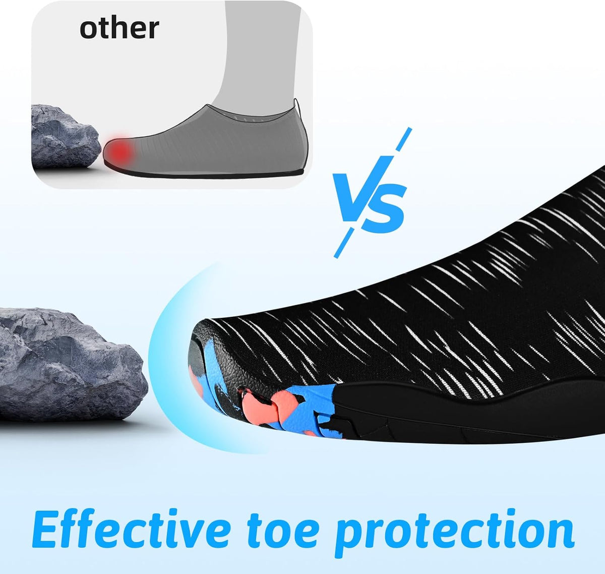 男女涉水鞋,游泳鞋沙滩泳池鞋防滑速干水袜,成人赤脚运动鞋,适合海滩冲浪散步水上瑜伽户外运动